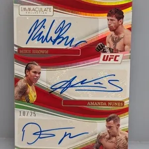 2023 UFC IC Autos /25 Brown Nunes Poirier