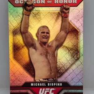 2010 Topps TUF finale Ruby Red /8 Michael Bisping