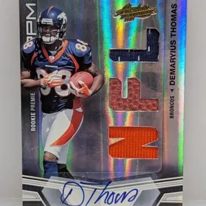 2010 Absolute Memorabilia RC Relic Auto/299 Thomas