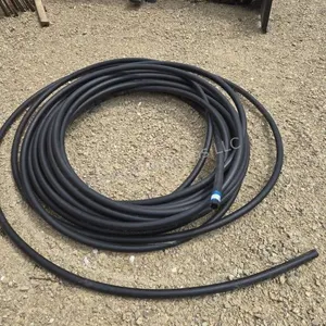 1 inch plastic hose. Length unknown