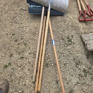 4 snow shovels