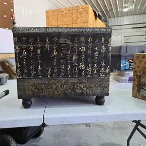 Storage box with asian writing