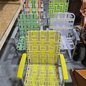 5 aluminum vintage lawn chairs