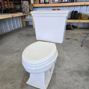 Square back toilet