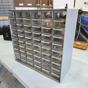 Grey hard plastic organizer