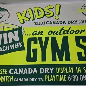 Vintage Advertising Canada Dry Printed Advertiseme