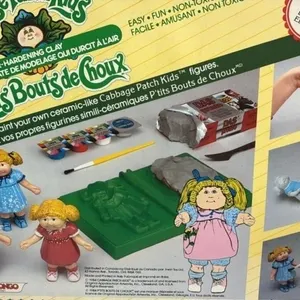 Vintage Cabbage Patch Kids Clay Figurine set