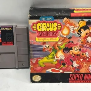 Super Nintendo SNES Circus Mystery Game with box