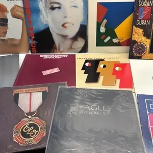 Vinyl LP Record Lot Duran Duran Eagles ELO