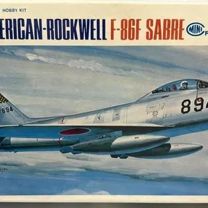 SEALED Hasegawa Rockwell F-86F Sabre Model Kit