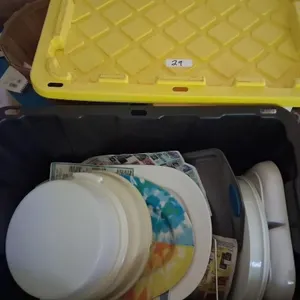 Tupperware Pie Carriers, Metal Pans, Platters