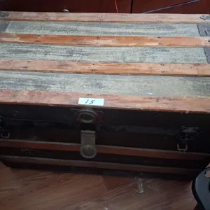 Antique Wooden Trunk