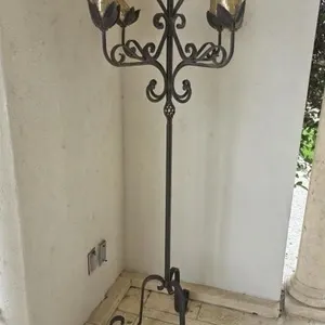Aprox 6' Metal Candelabra