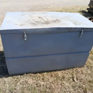 Plastic storage box, 48"L x 29 1/2"H x 24"w