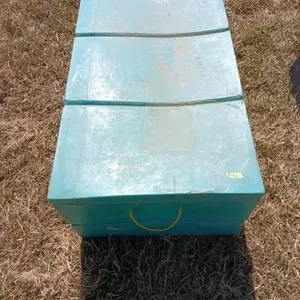 Plastic storage box, 41"L x 17"H x 24"W