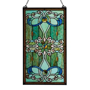 RIVER OF GOODS 26 Tiffany Stained Glass Panel
