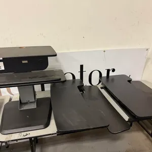 (3) Adjustable Desk Toppers with Keyboard Tray
