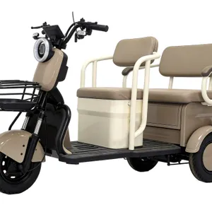 New! 2025 Mini Electric Tricycle Golf Cart Model IRGC40 (RED COLOR)