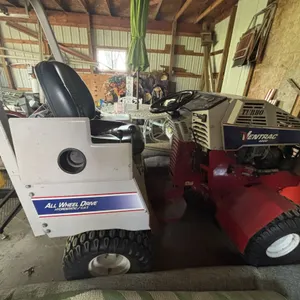 Ventrac 4200 tractor with blade and hitch carrier