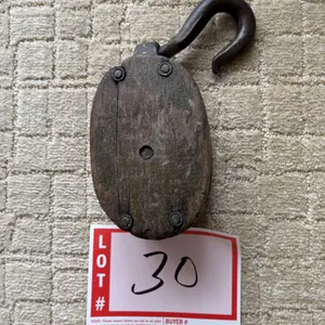 Wood pulley