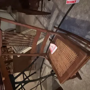 Caned rocking chair