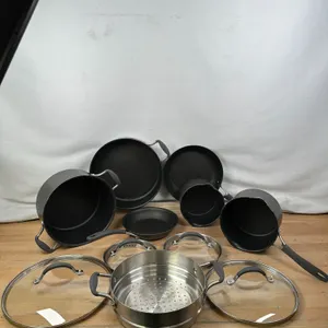 Circulon A1 Series with ScratchDefense Cookware Set, 12 Piece, Graphite - Used/Scratches/Missing 12 in Frying Pan