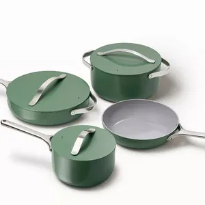 Caraway Non-Stick Ceramic 12 Piece Cookware Set - New