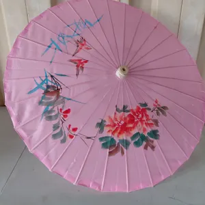 Pink Parasol Minor Damage, Hand Painted