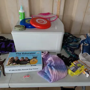 Pet Jackets, Toys, Remote Dog Trainer, Etc.
