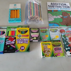 Assorted Crayons & Color Pencils