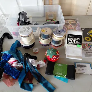 Small Tote, Assorted Ribbon, Etc.