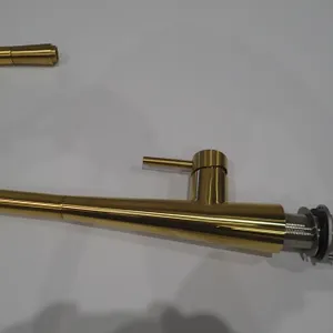 DISPLAY Arced Pull-Down Kitchen Faucet- MISSING WATER SUPPLY LINES.