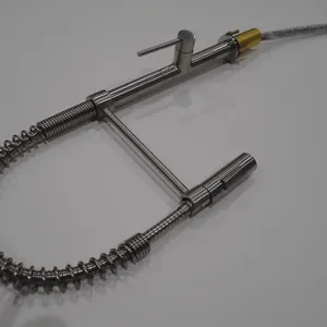 DISPLAY Vogt Arced Pull-Down Kitchen Faucet.