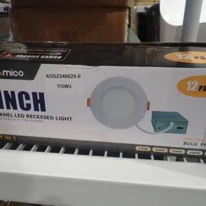 Amico 4" Slim Panel LED Recessed Light 12-pk.