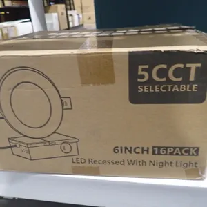 5CCT Selectable 6" LED Recessed Lights w/Night Light 16-pk.