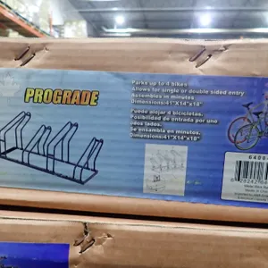 Prograde 4-Bike  41"x14"x18" Metal Bike Rack.