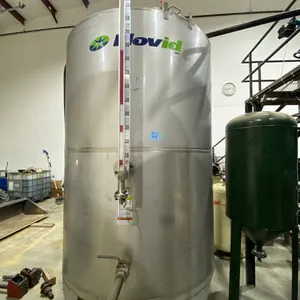 NOVID 1720 Gallon Stainless Steel Tank, 6ft diameter, 10.5ft tall