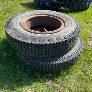 (2) Industrial Tires with Rims