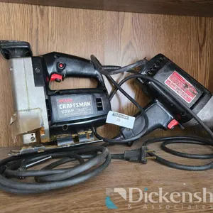SEARS DRILL AND JIGSAW LOT