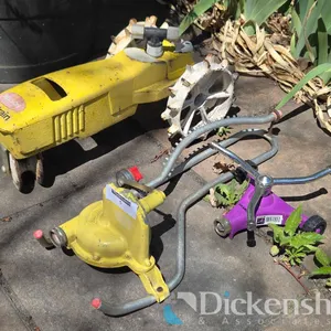 TRACTOR STYLE LAWN SPRINKLER PLUS (2) OTHER
