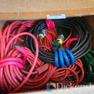 BOX OF ASSORTED EXTENSION CORDS