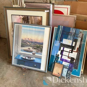 ASSORTMENT OF FRAMED ARTWORK