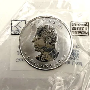 Canada 5 Dollar Maple Leaf Silver Round