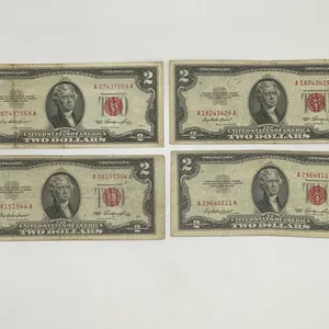 Four 1953 $2 Legal Tender Notes