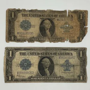 Two 1923 Large Size $1 Silver Certificates