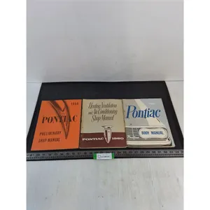 (3) Pontiac Shop Manuals from 1959-1961