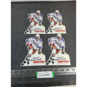 (4) Wayne Gretzky Promotional Post Cards for Brantford, Ontario