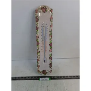 Vintage Ceramic Wall Thermometer - 21" Length