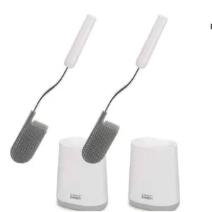 Lot of 2- Joseph Joseph Flex Lite Toilet Brush Set