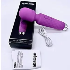 Handheld Wand Massager for Relaxation and Muscle Aches, Purple